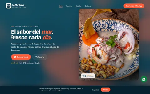 Hero of Cevichería La Mar Brava, a cebicheria - demonstration piece.