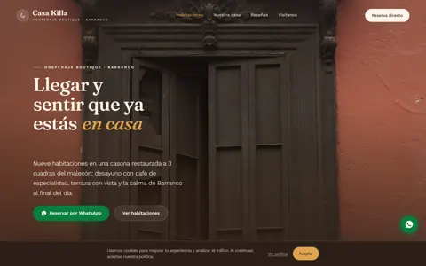Hero of Casa Killa, a lodge - demonstration piece.