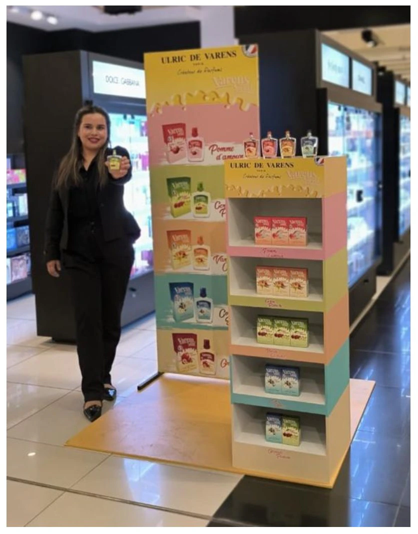In-store promoter with an Ulric de Varens display
