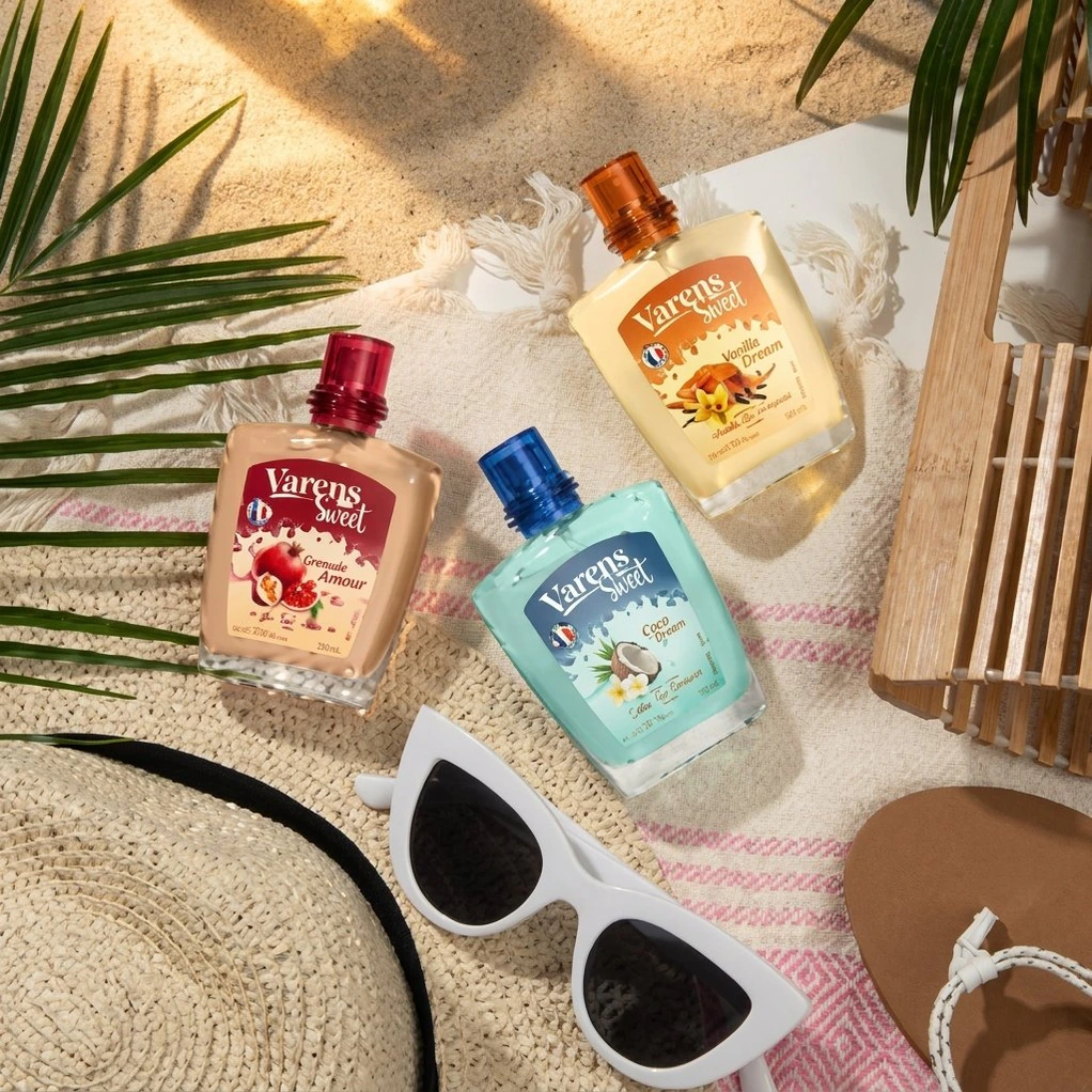 Varens Sweet summer campaign flat-lay