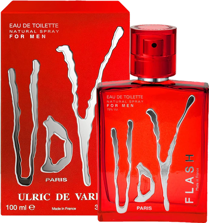 UDV Flash bottle and box