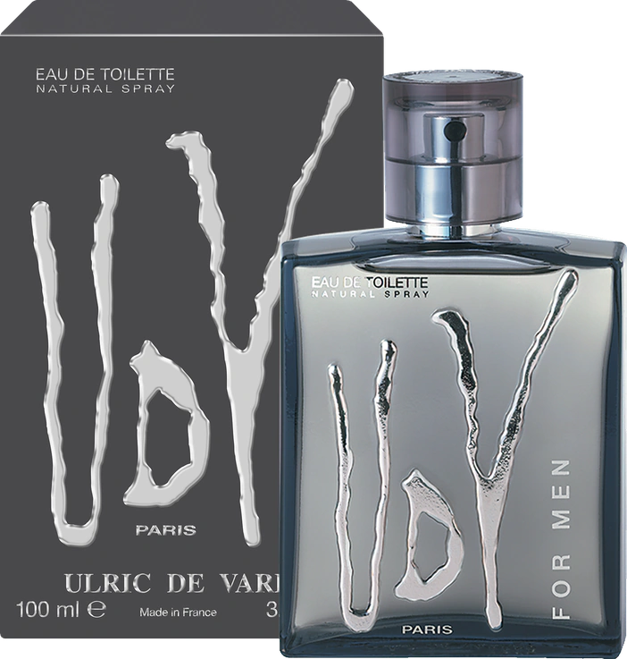 UDV For Men bottle and box