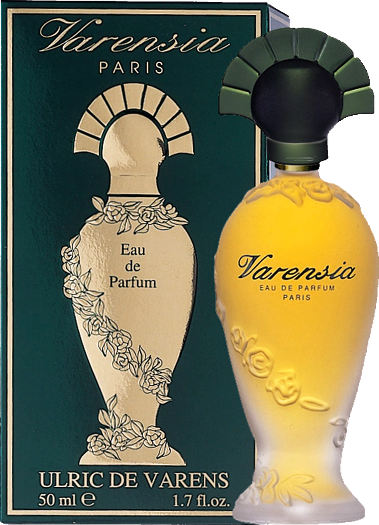 Varensia bottle and rose-embossed box