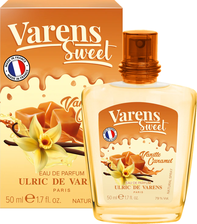 Varens Sweet Vanille Caramel bottle and box