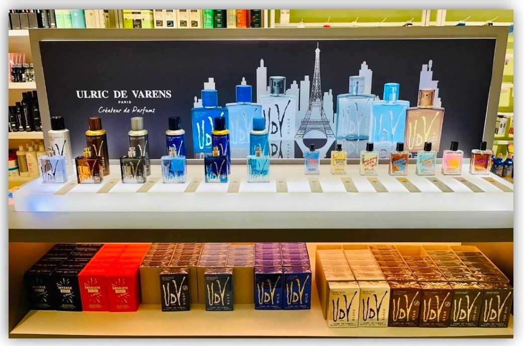 UDV display at Perfume Paradise, Taiwan