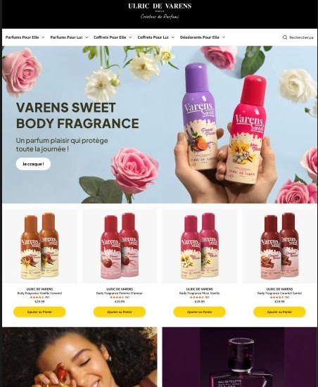 Ulric de Varens Amazon storefront